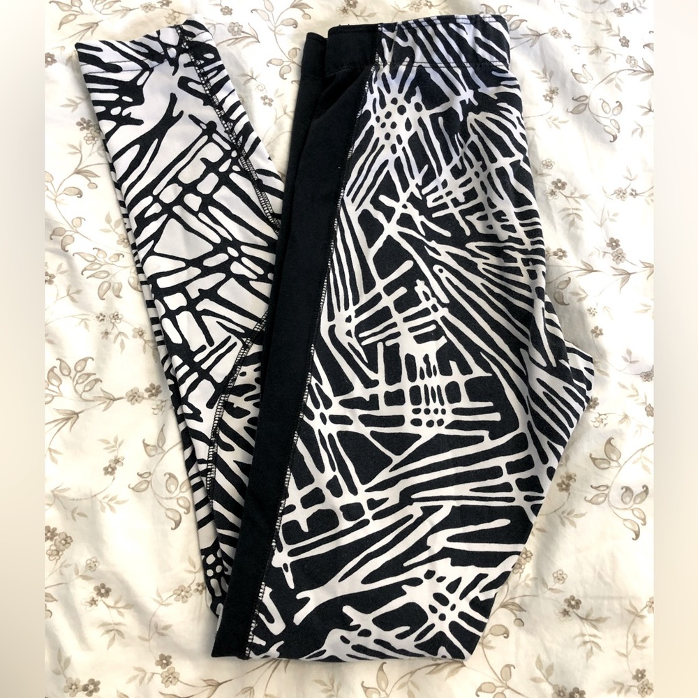 Zebra print Nike workout tights